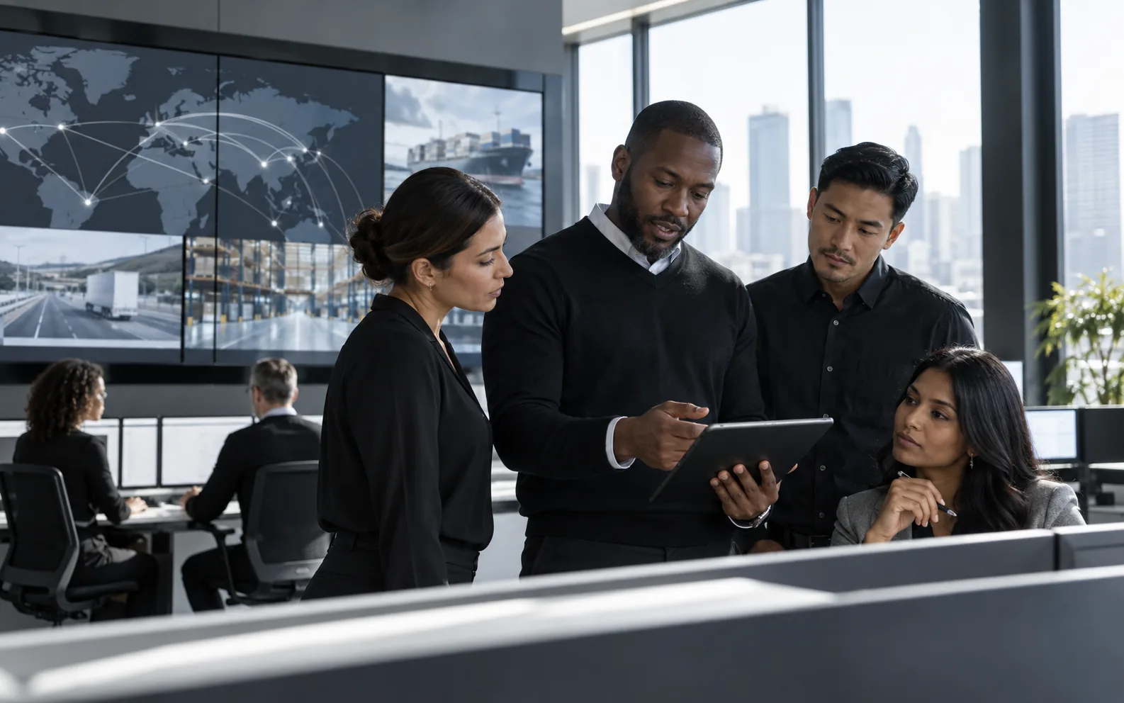A technical lead connecting business systems with his team